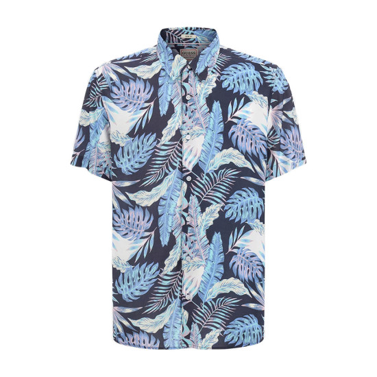 Guess Ανδρικό πουκάμισο All over print shirt